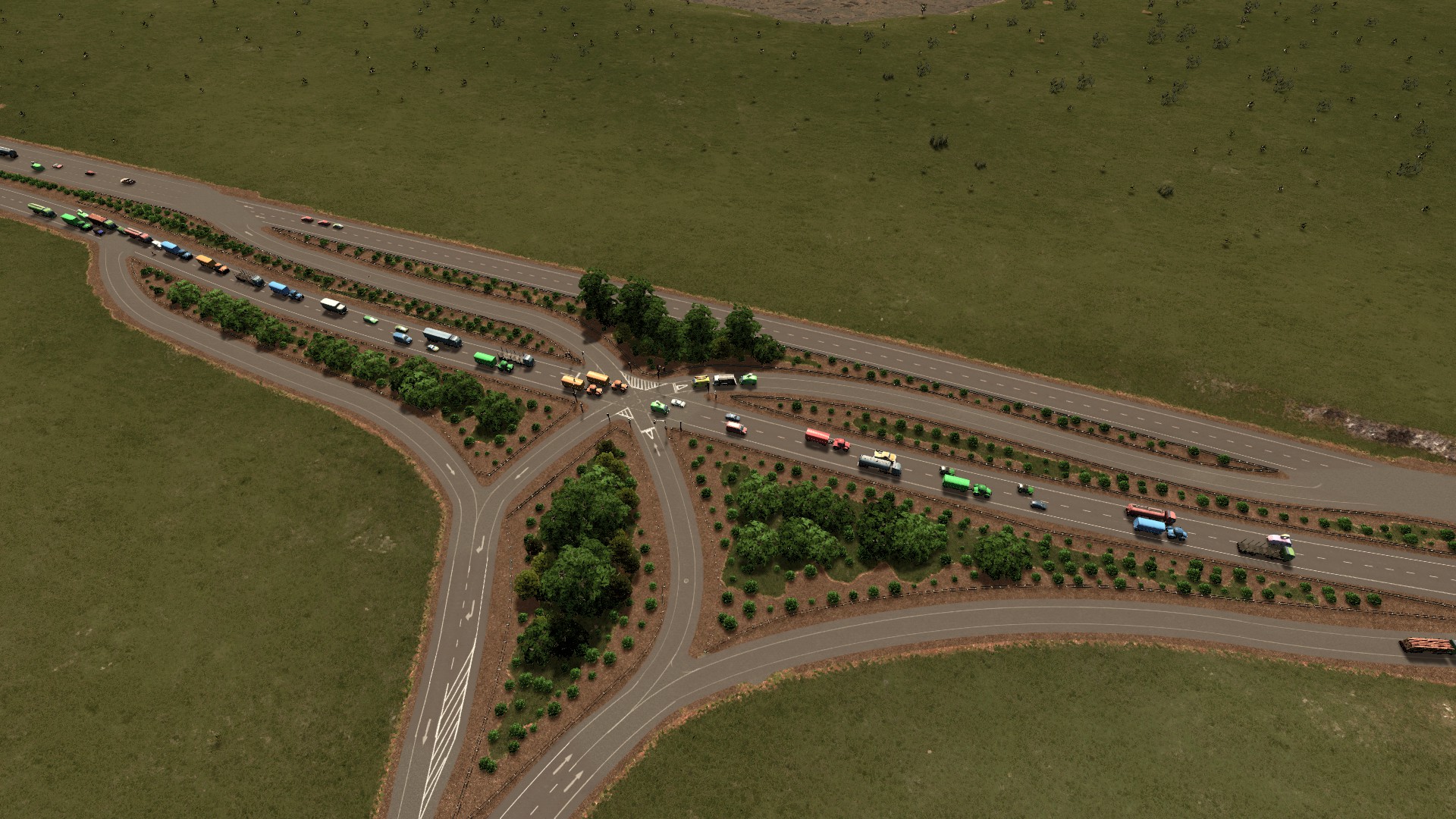 cities skylines highway interchange